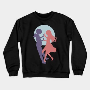 Tonikaku Kawaii or TONIKAWA : Over The Moon For You S 2 : 2nd Season Anime Key Visual in Awesome Silhouette Design Crewneck Sweatshirt